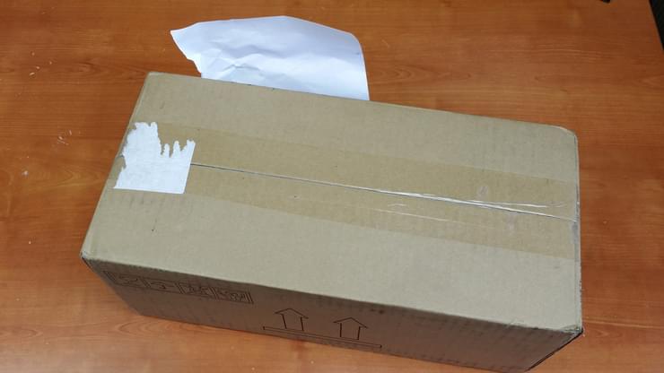 Carton de livraison de Kinect v2 pour Windows