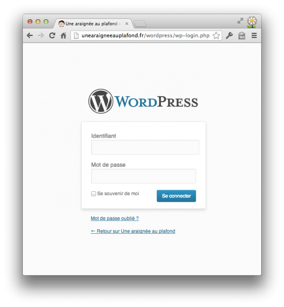 WordPress (login)