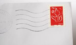 Courrier Courrier correctement affranchi