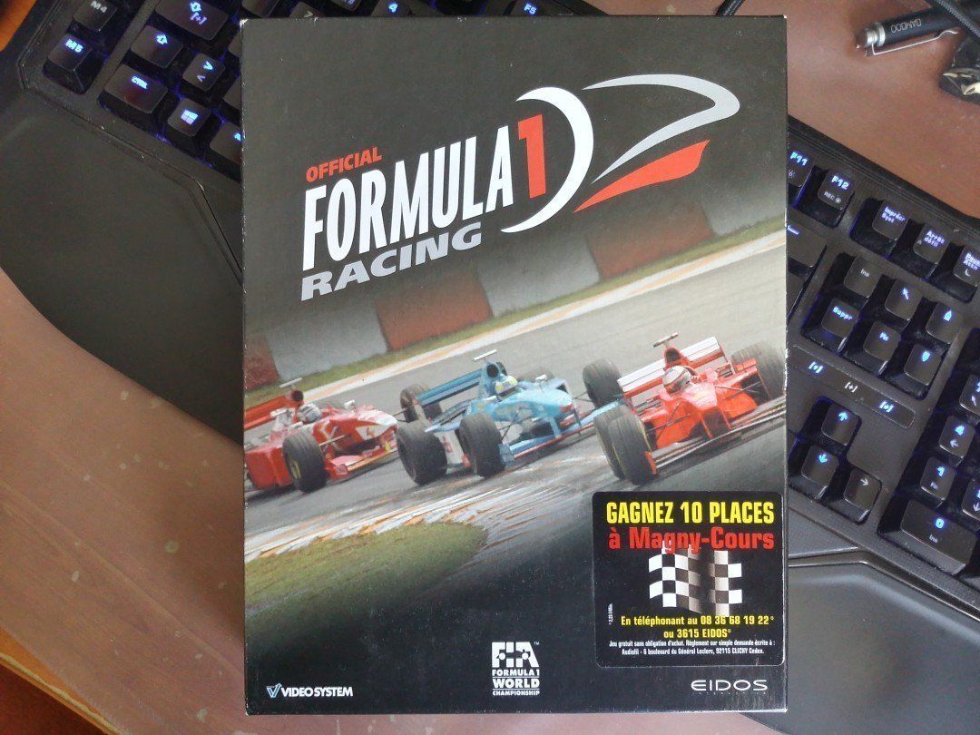 Boîte du jeu vidéo Official Formula 1 Racing de Lankhor